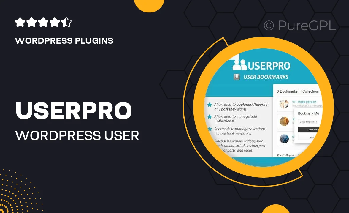 UserPro | WordPress User Bookmarks Add-on