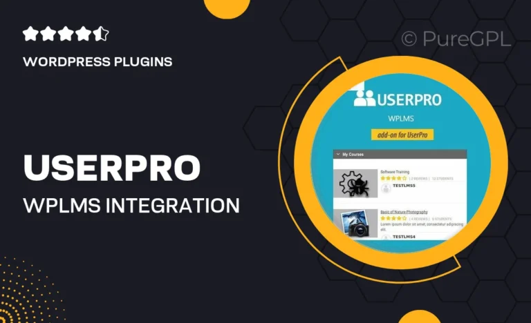 userpro wplms integration