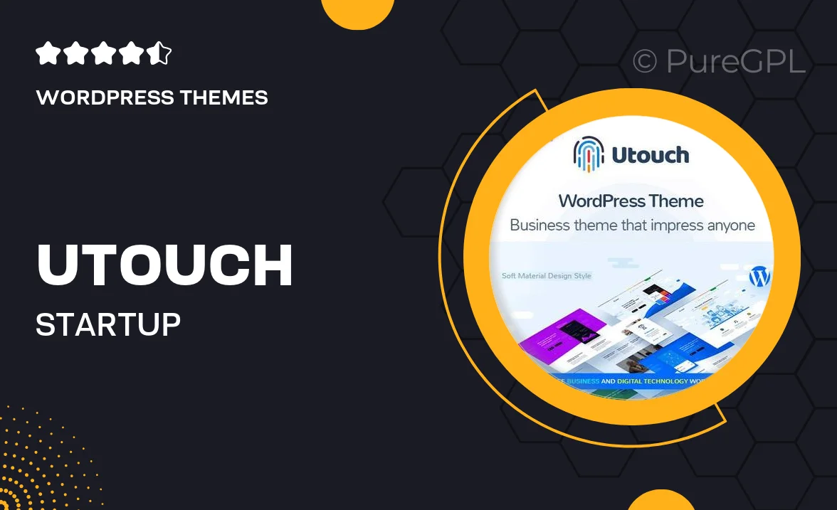 Utouch Startup | Multi-Purpose Business and Digital Technology WordPress Theme