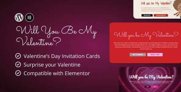 valentines day invitations for elementor