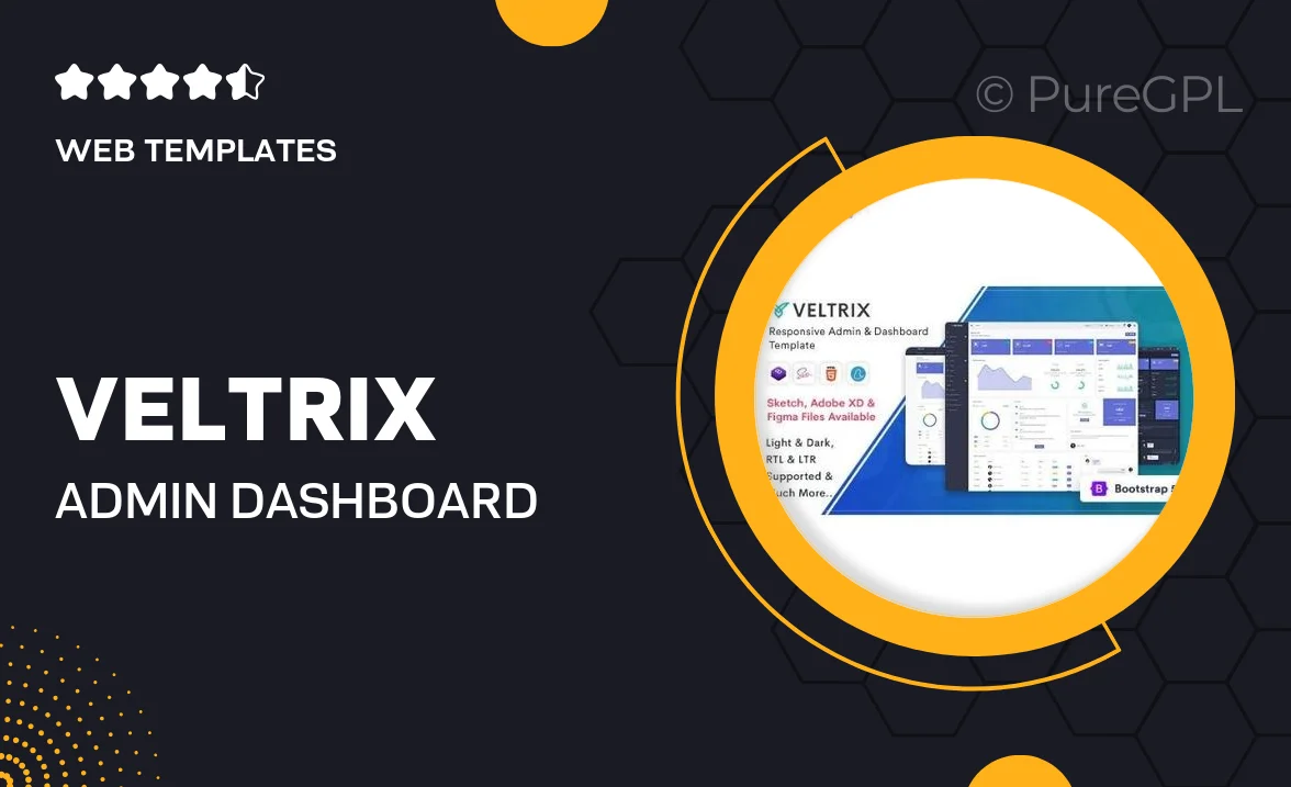 Veltrix – Admin & Dashboard Template