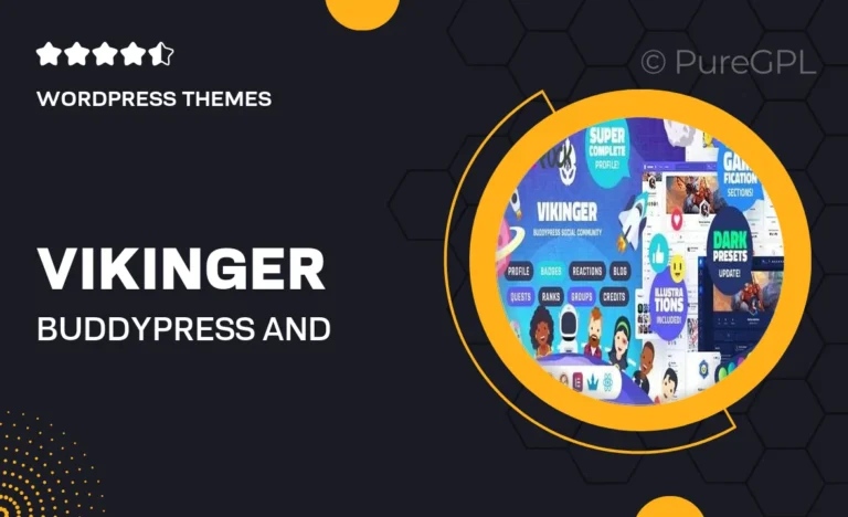 vikinger buddypress and gamipress social community
