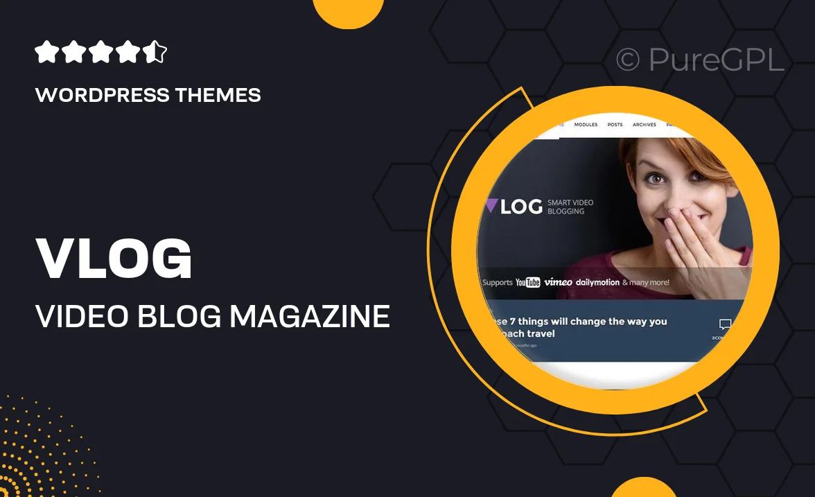 Vlog – Video Blog / Magazine WordPress Theme