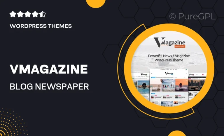 vmagazine blog newspaper magazine wordpress themes