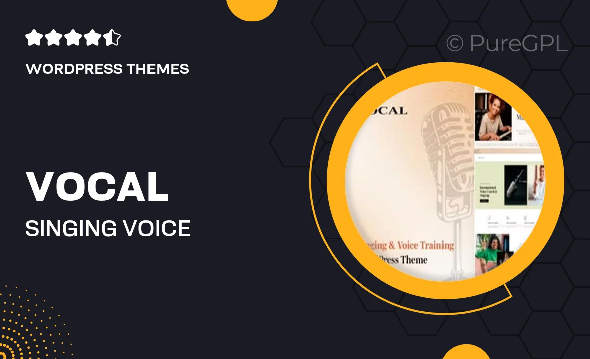 Vocal – Singing & Voice Artist WordPress Theme