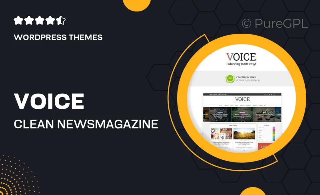 Voice – Clean News/Magazine WordPress Theme 52 Voice – Clean News/Magazine WordPress Theme