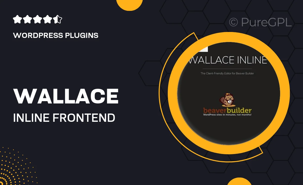 Wallace Inline | Front-end Content Editor for Beaver Builder