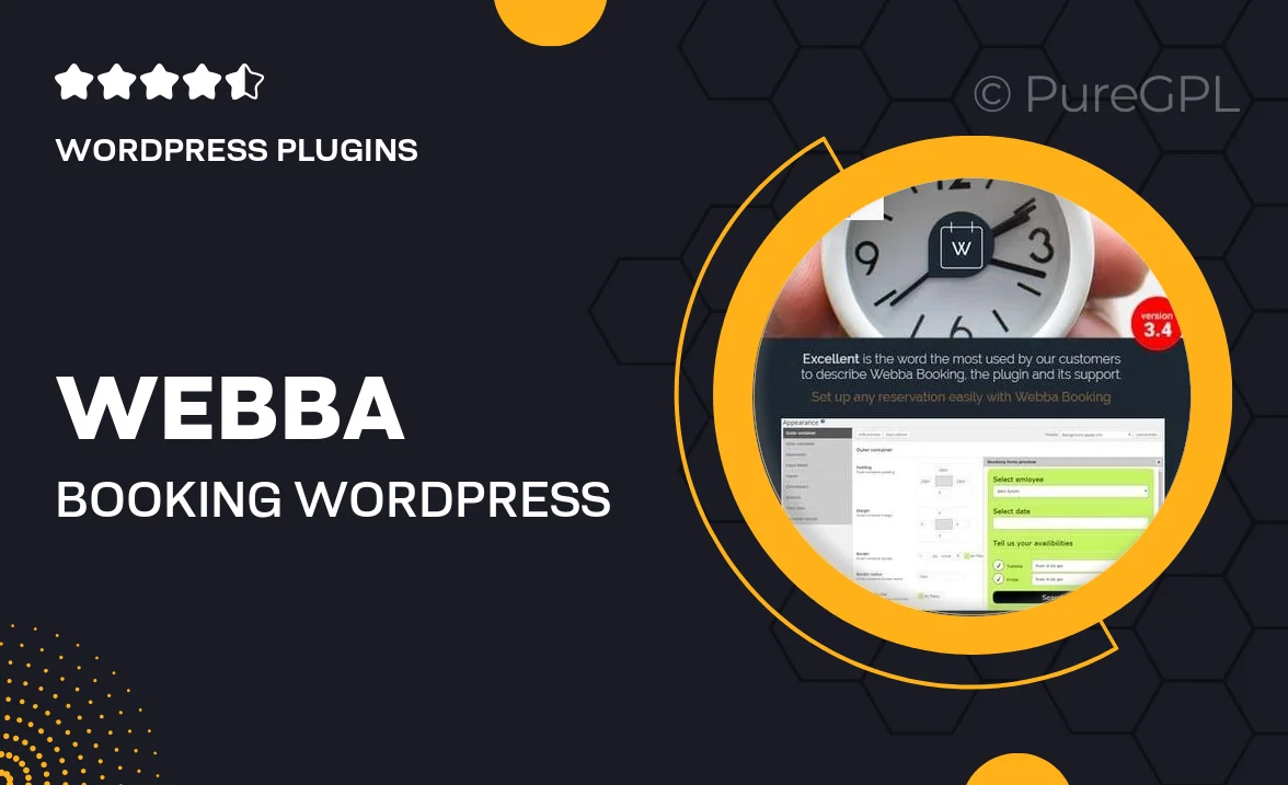Webba Booking – WordPress Appointment & Reservation plugin