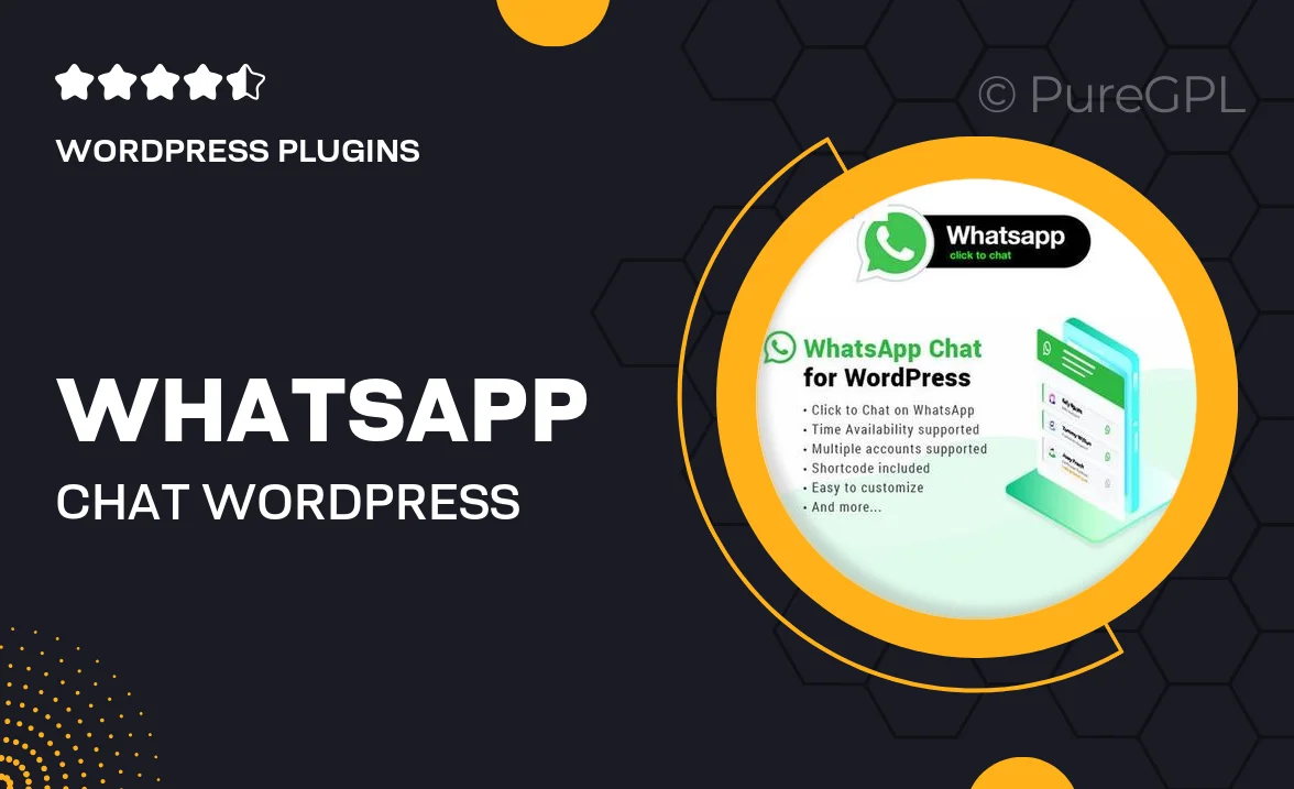 WhatsApp Chat WordPress