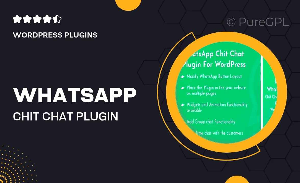 WhatsApp Chit Chat Plugin For WordPress