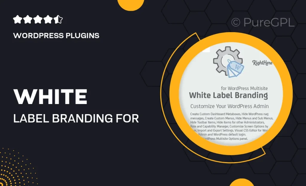 White Label Branding for WordPress Multisite feature image