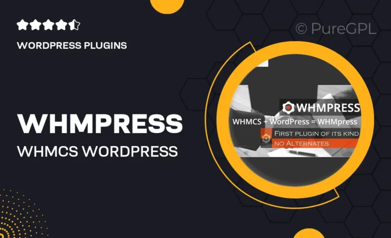 whmpress whmcs wordpress integration plugin
