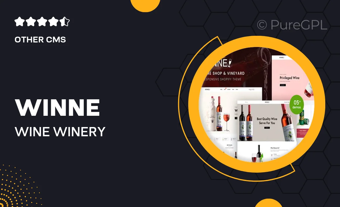 Winne – Wine & Winery Responsive Shopify 2.0 Theme