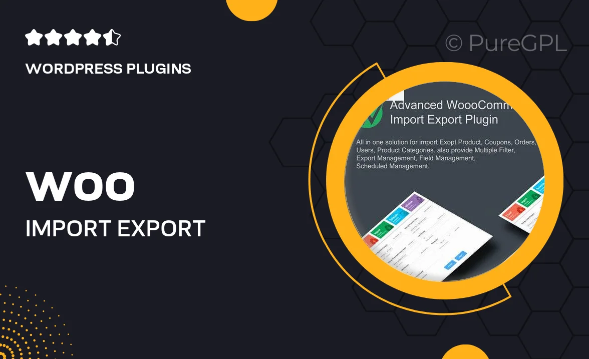 Woo Import Export