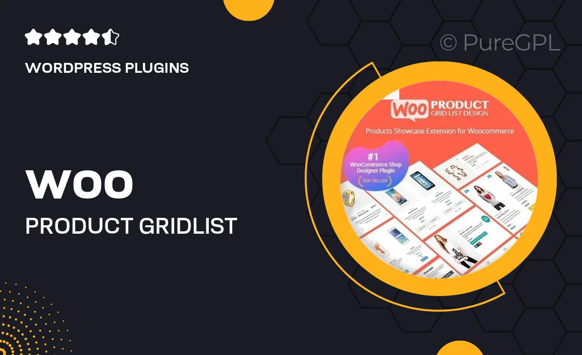 WOO Product Grid/List Design- Responsive Products Showcase Extension for WooCommerce