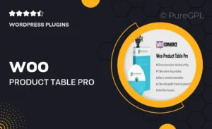 Woo Product Table Pro – WooCommerce Product Table view solution
