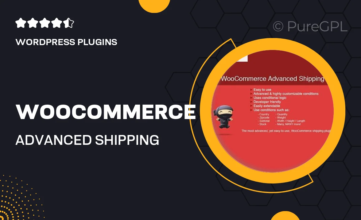 WooCommerce Advanced Shipping