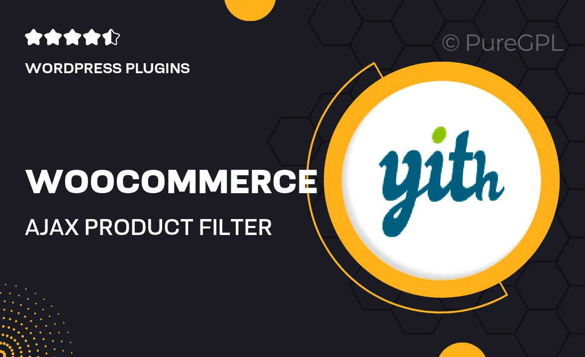 WooCommerce Ajax Product Filter Premium