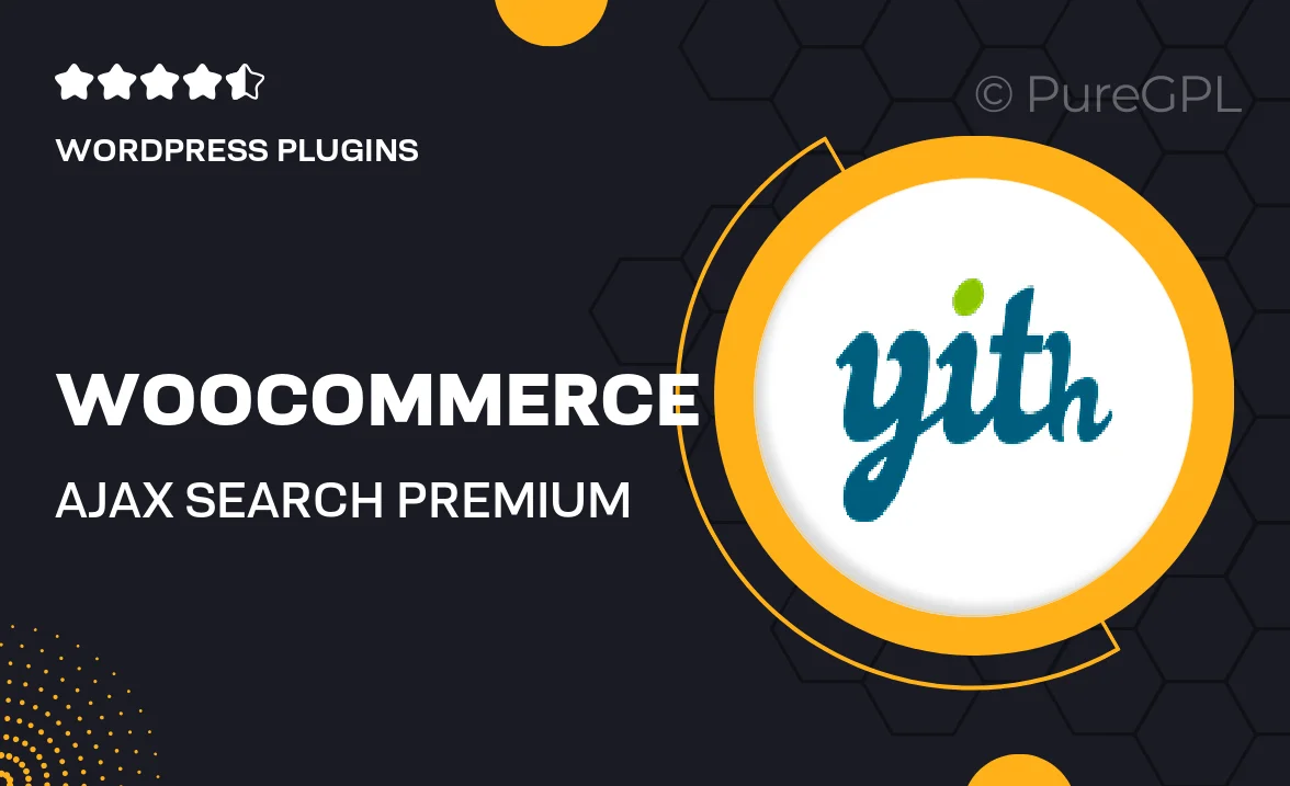 WooCommerce Ajax Search Premium