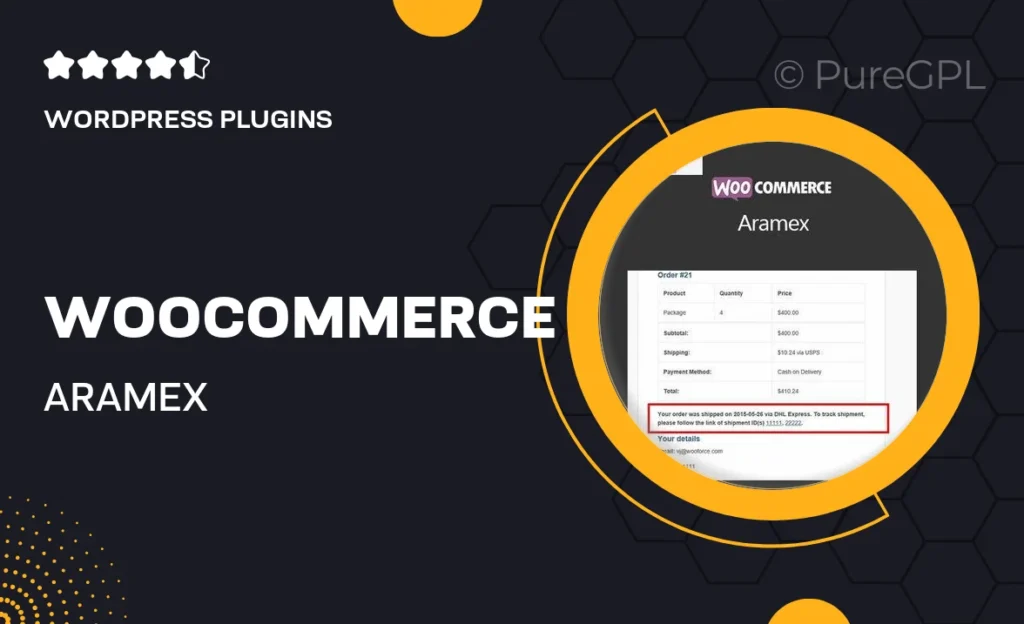 WooCommerce Aramex 2 WooCommerce Aramex