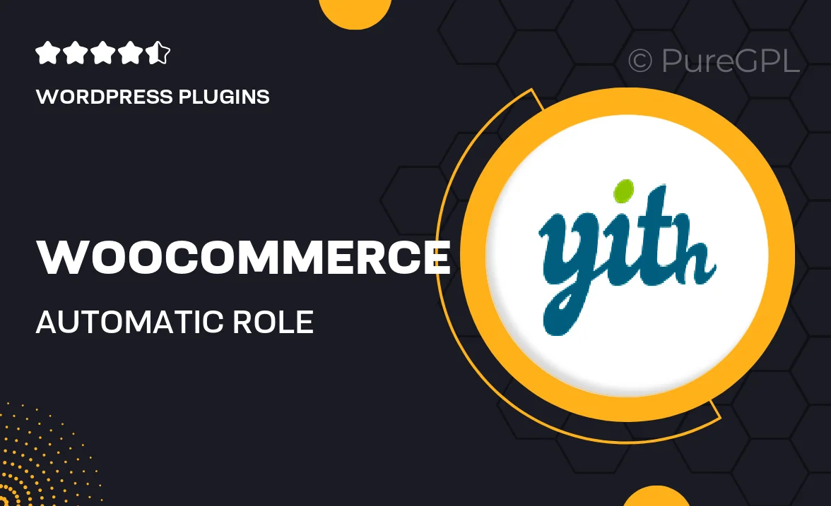 WooCommerce Automatic Role Changer