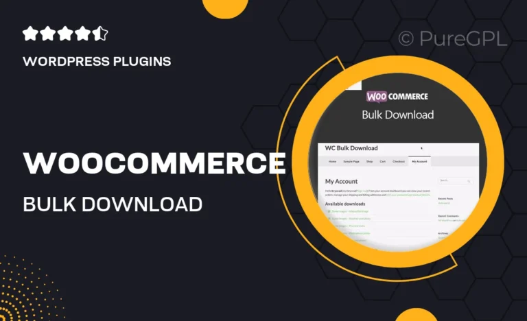 woocommerce bulk download