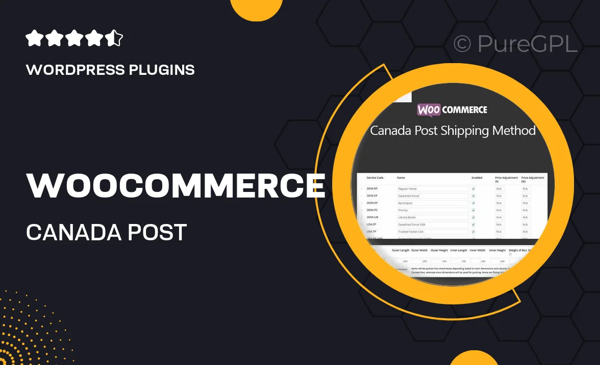 WooCommerce Canada Post Shipping Method