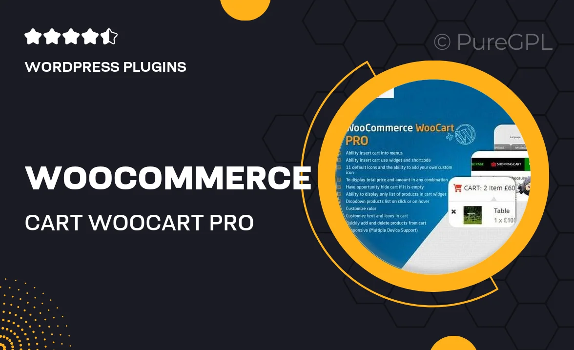 WooCommerce Cart – WooCart Pro