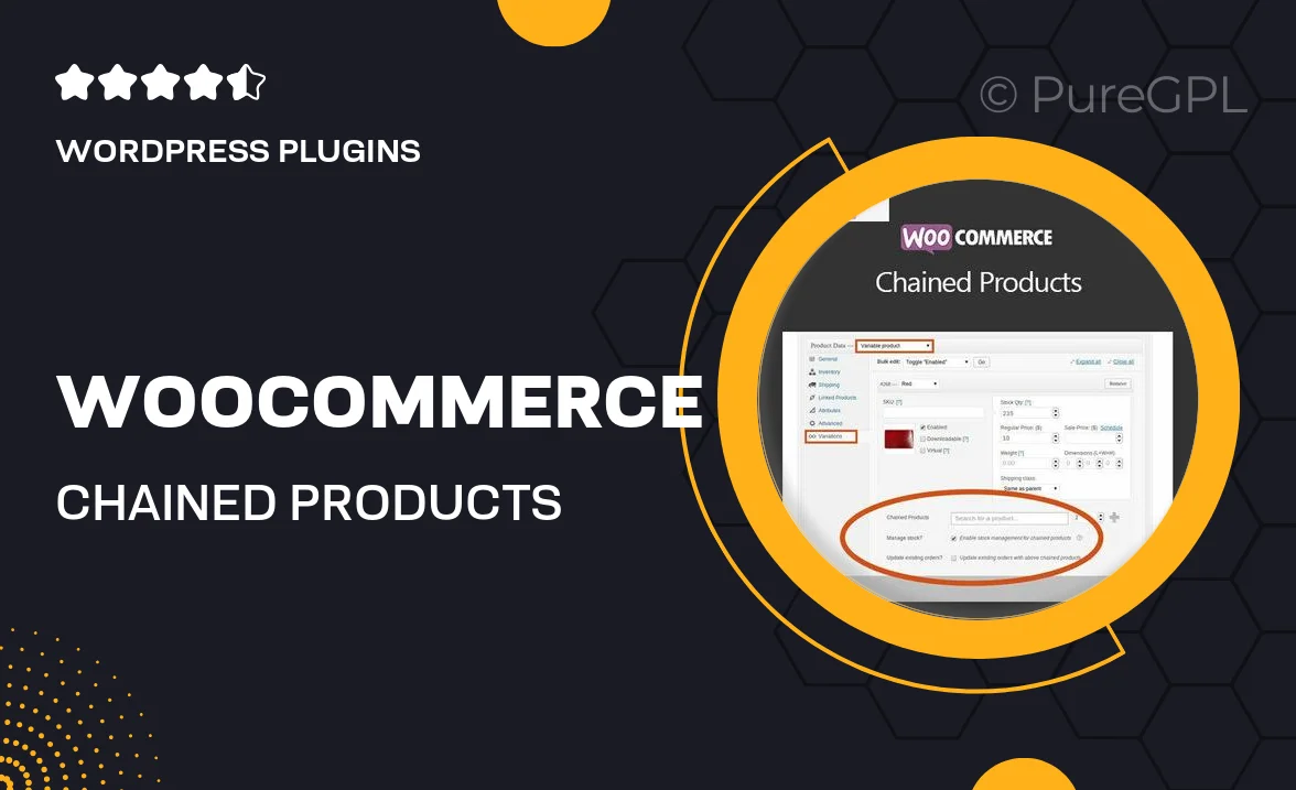 WooCommerce Chained Products