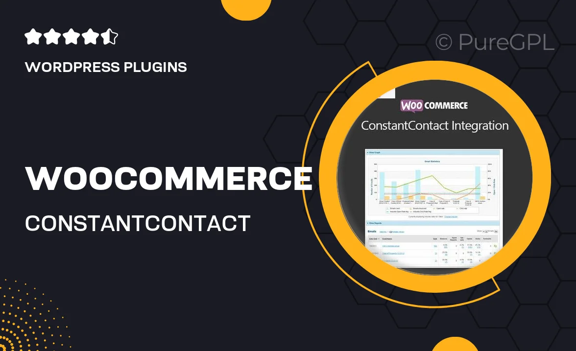 WooCommerce ConstantContact Integration