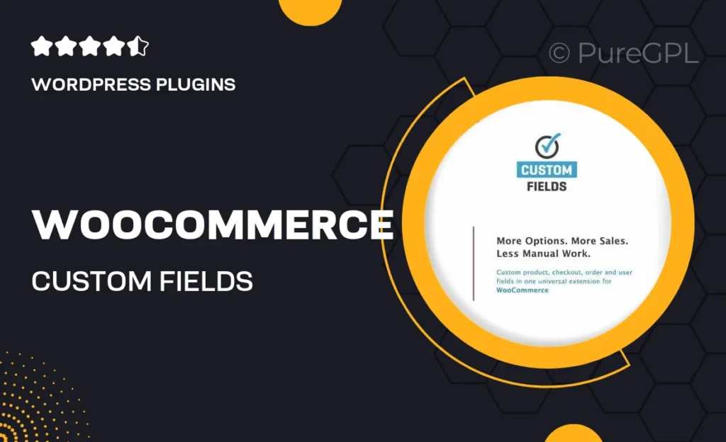 WooCommerce Custom Fields 7 WooCommerce Custom Fields