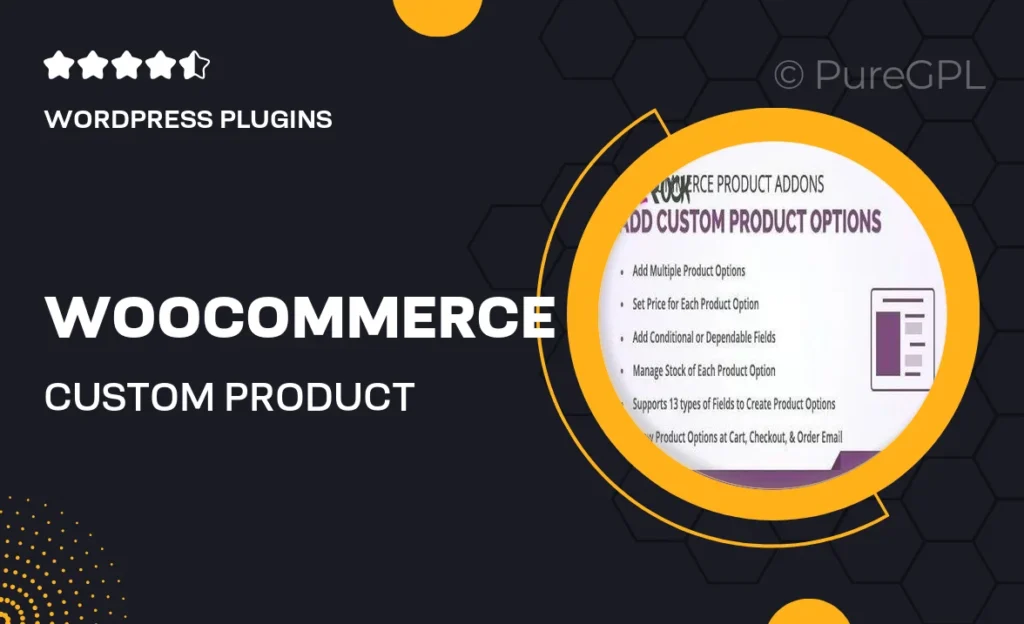 WooCommerce Custom Product Addons, Custom Product Options 13 WooCommerce Custom Product Addons, Custom Product Options