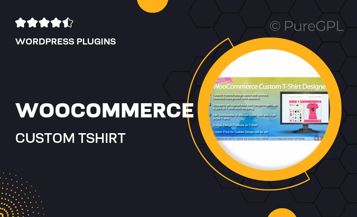 WooCommerce Custom T-Shirt Designer