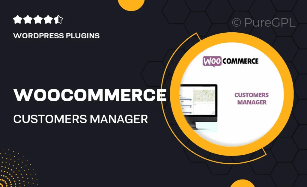 WooCommerce Customers Manager 3 WooCommerce Customers Manager