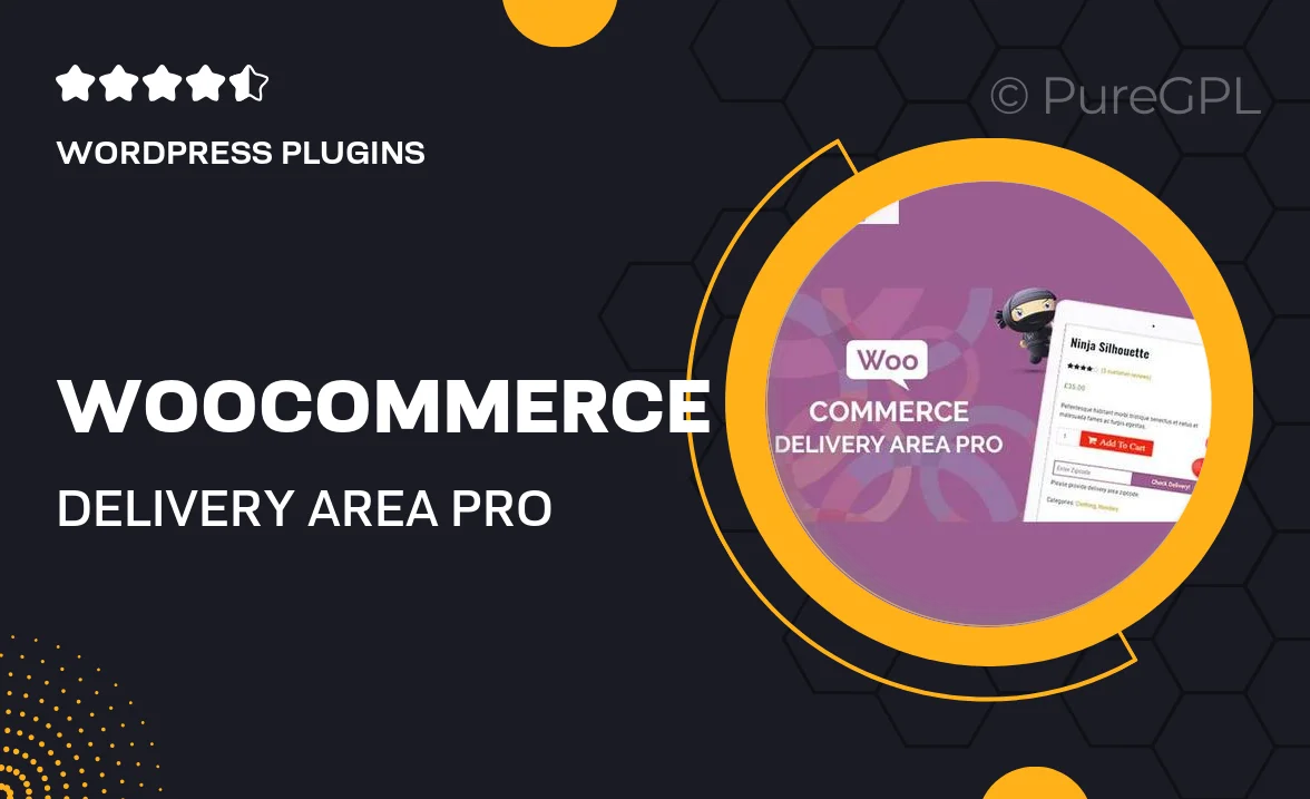 WooCommerce Delivery Area Pro