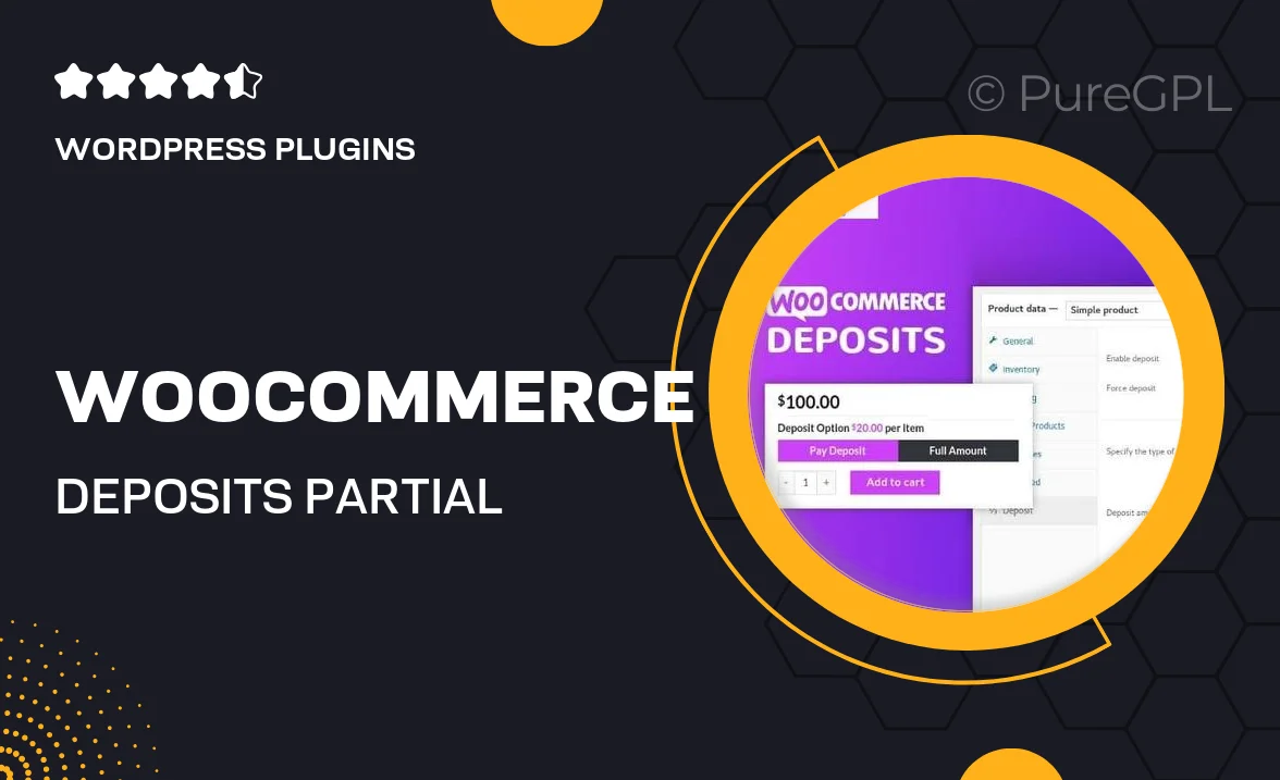 WooCommerce Deposits – Partial Payments