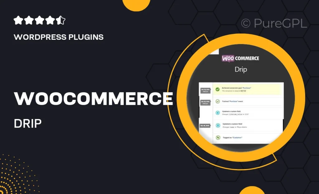WooCommerce Drip 39 WooCommerce Drip