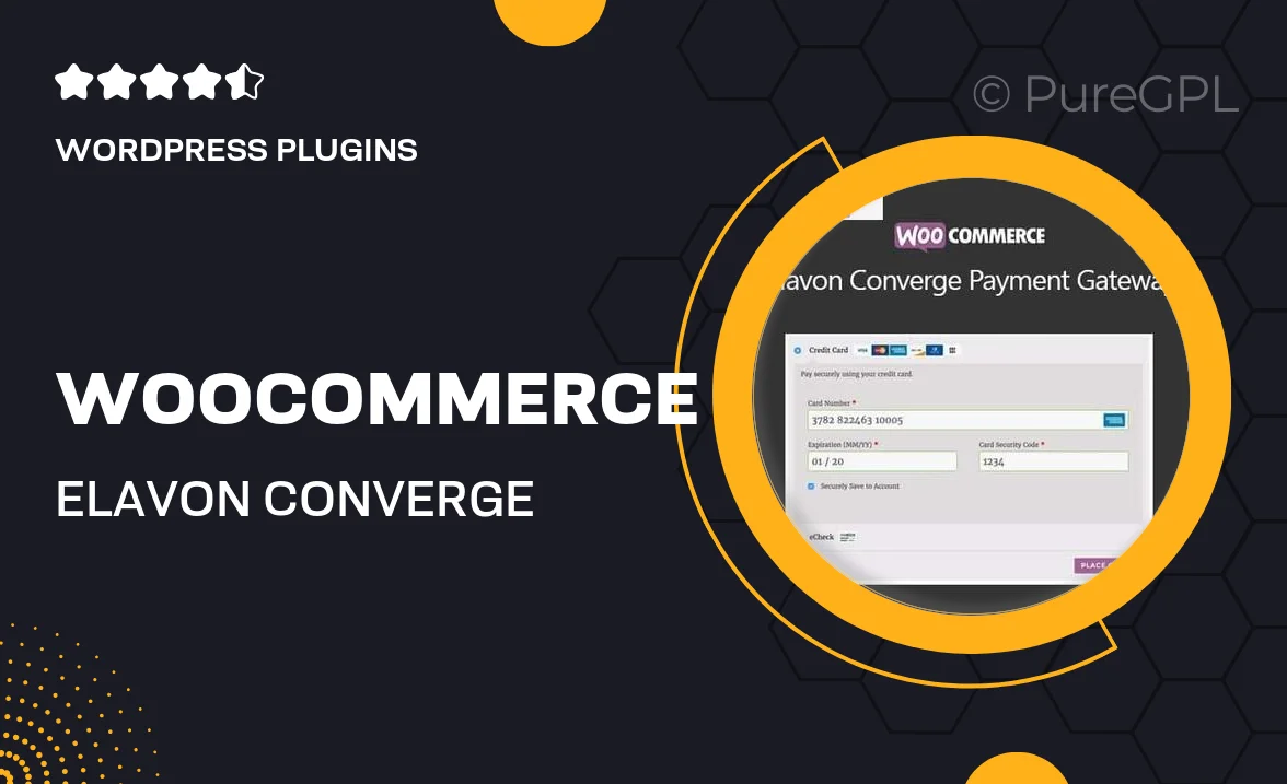 WooCommerce Elavon Converge Payment Gateway