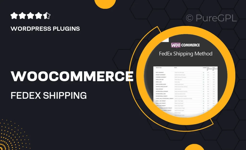 WooCommerce FedEx Shipping Method 34 WooCommerce FedEx Shipping Method