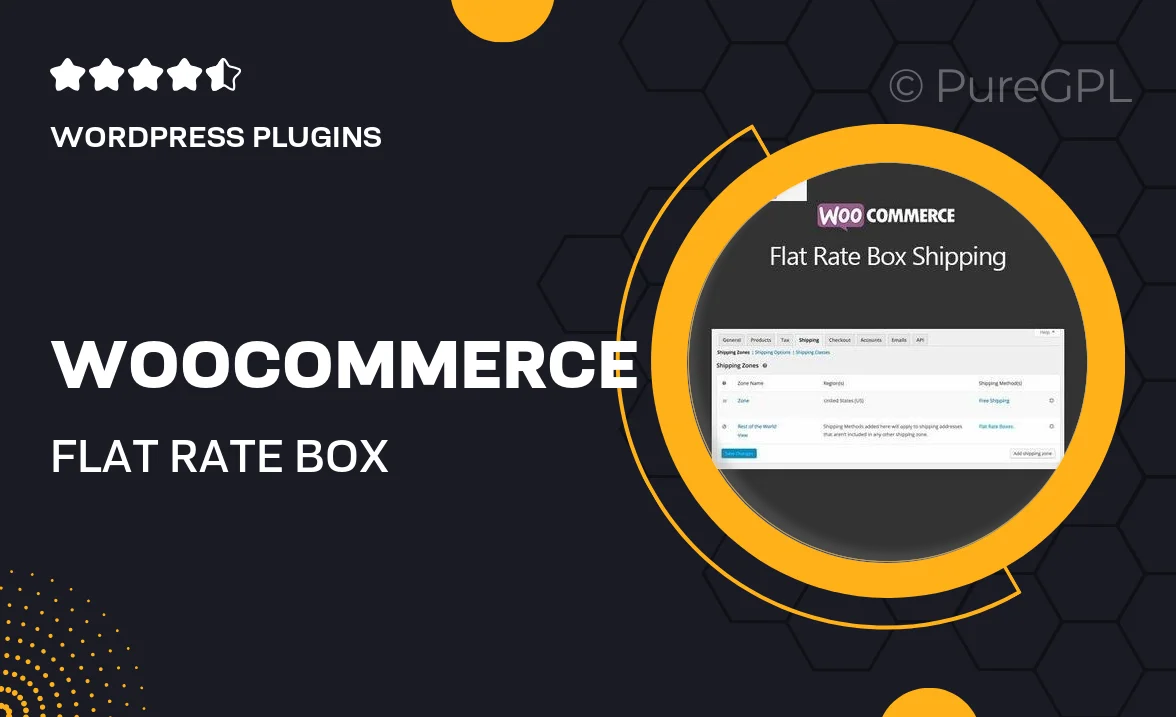 WooCommerce Flat Rate Box Shipping