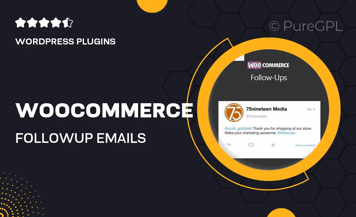 WooCommerce Follow-Up Emails