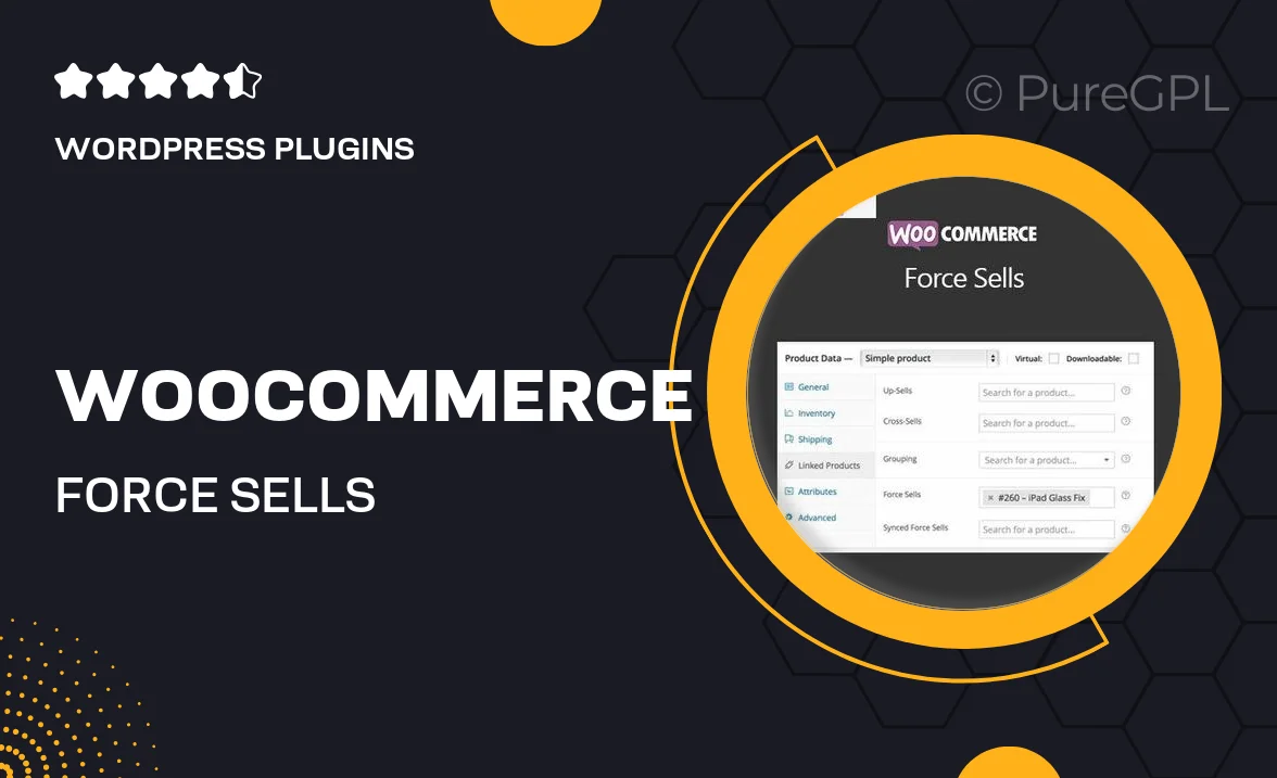 WooCommerce Force Sells