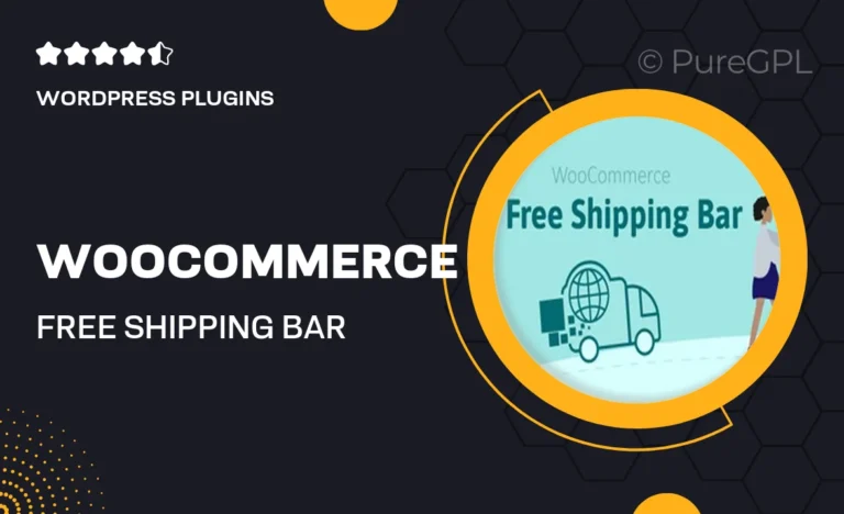 woocommerce free shipping bar increase average order value