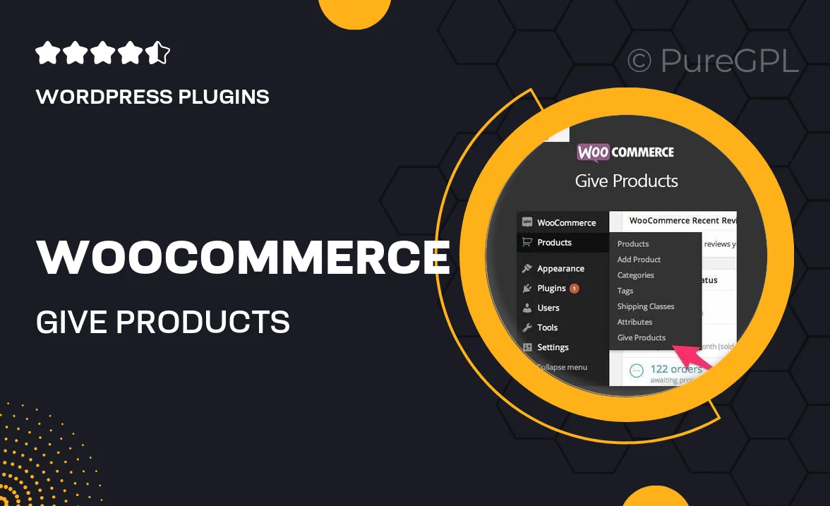 WooCommerce Give Products