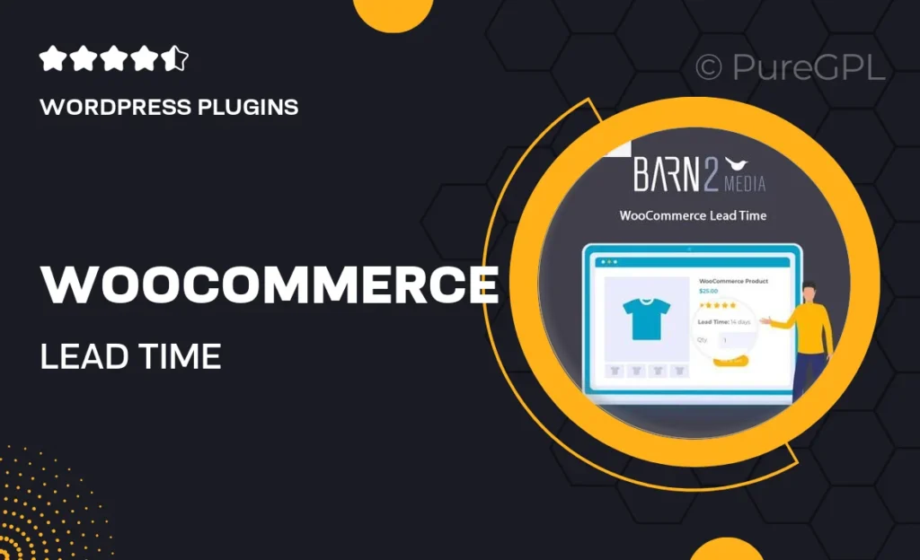 WooCommerce Lead Time 1 WooCommerce Lead Time