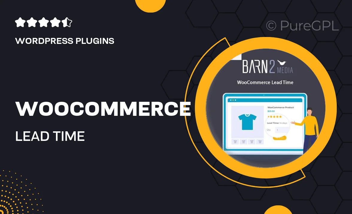 WooCommerce Lead Time