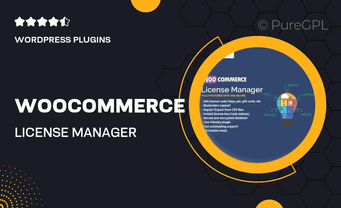 WooCommerce License Manager