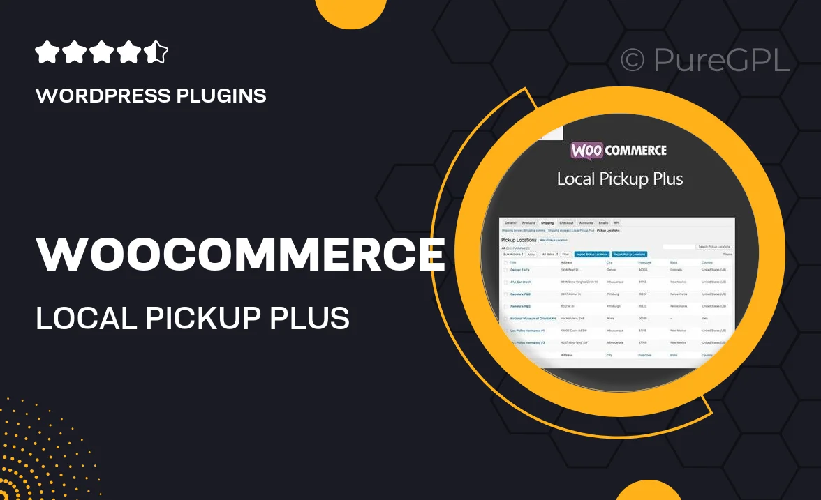 WooCommerce Local Pickup Plus