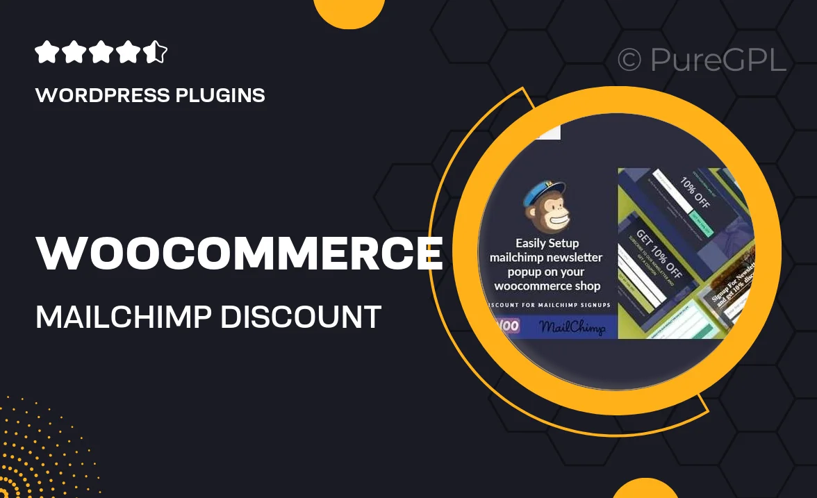 WooCommerce Mailchimp Discount