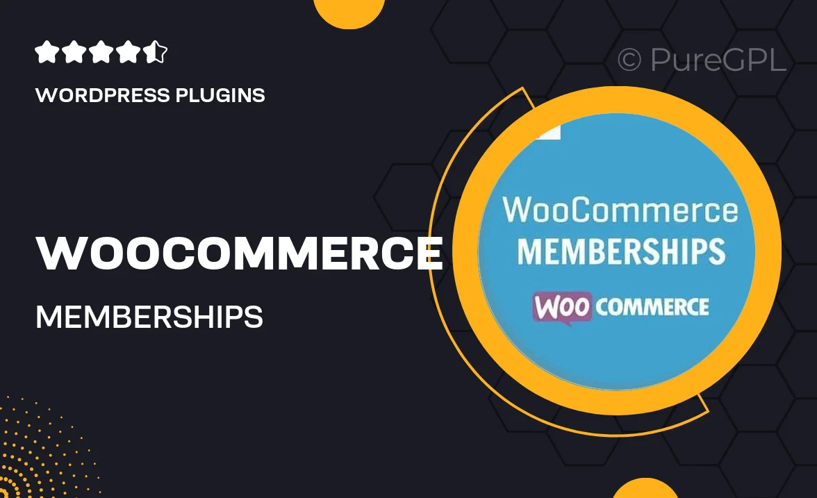 WooCommerce Memberships